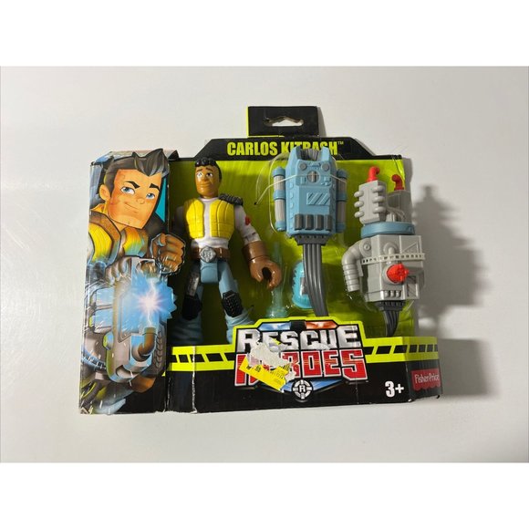 Fisher-Price Rescue Heroes Carlos Kitbash Cadet Action Figure New In Box 2019 - Picture 1 of 4